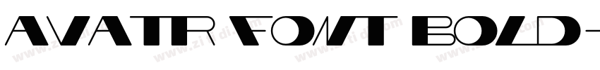 AVATR Font Bold字体转换